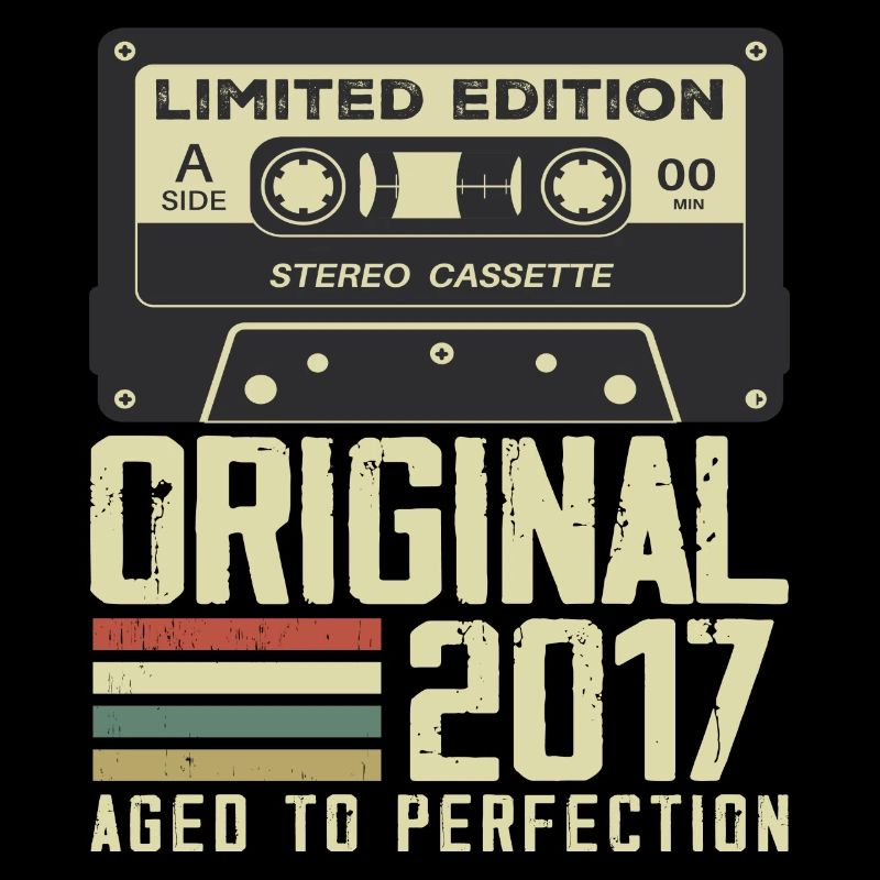 7th Retro Style Anniversary Gift 2017