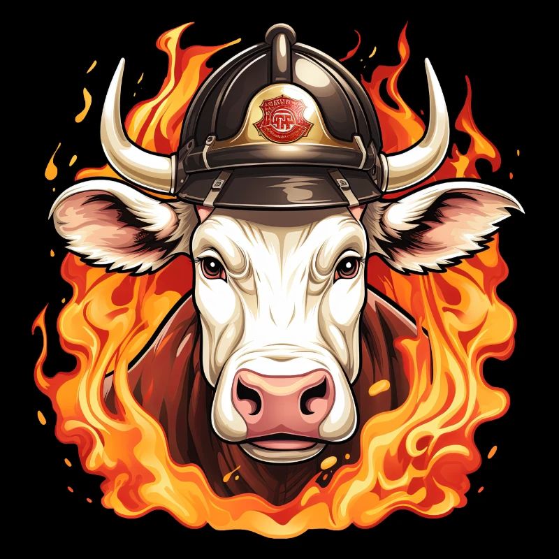 Vache de pompiers