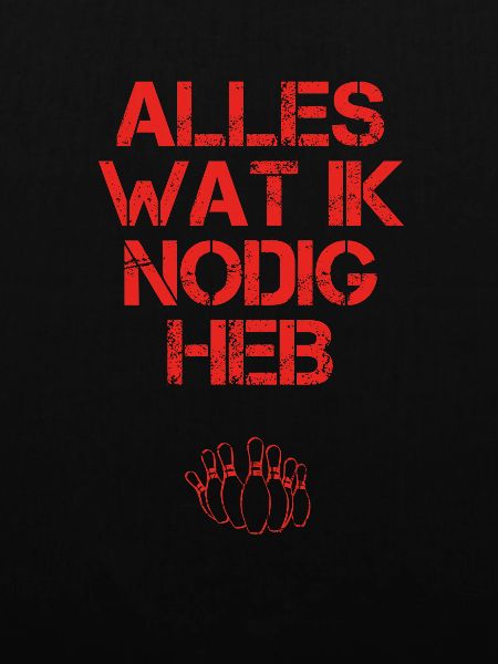 presentje wat ik nodig bowlerin