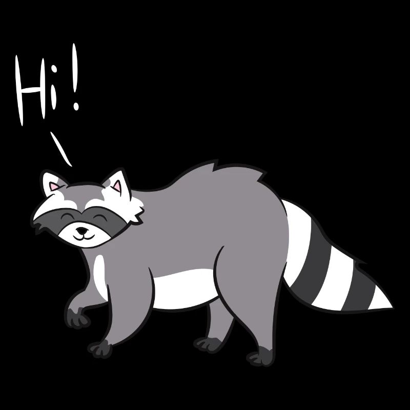 Waschbär - Hi