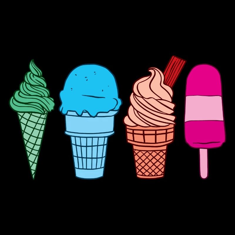 Eis Creme Sommer Strand Eiscreme Urlaub Vibes