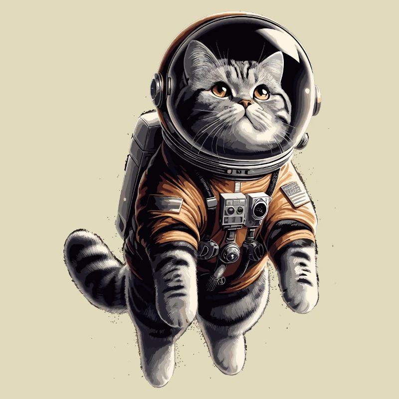 Astronaut BKH getigert Geschenk