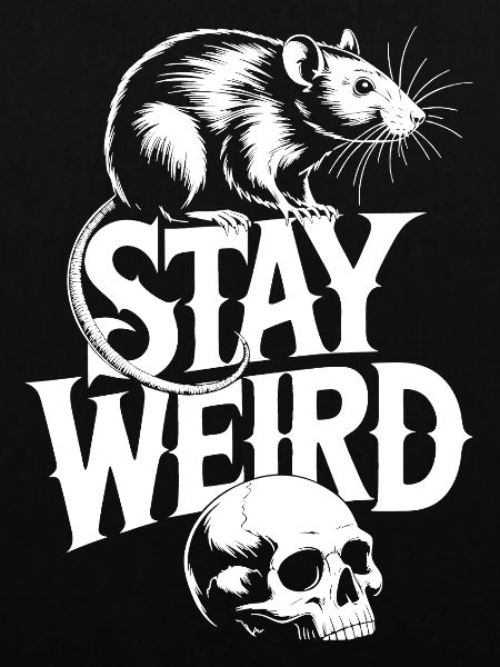 Stay Weird Ratte