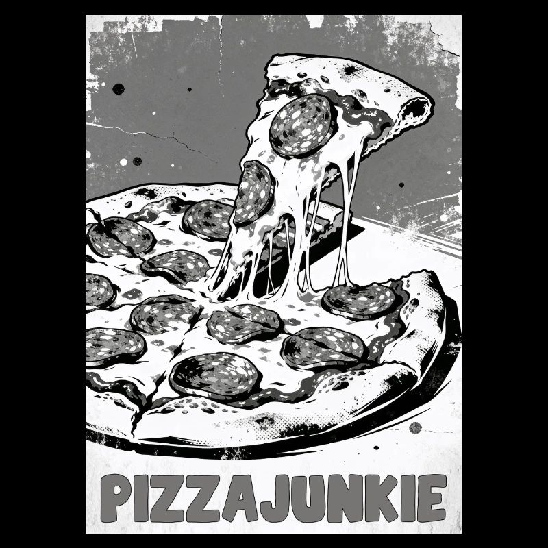Graphique de tranche de Pizza Junkie