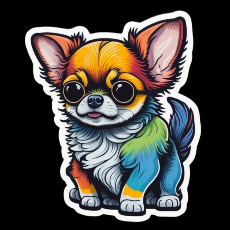 Chihuahua Regenbogen