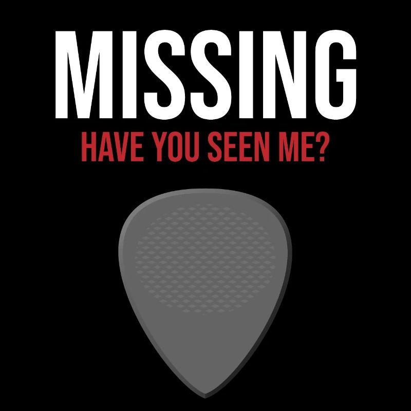 Plektrum Guitar Pick Missing