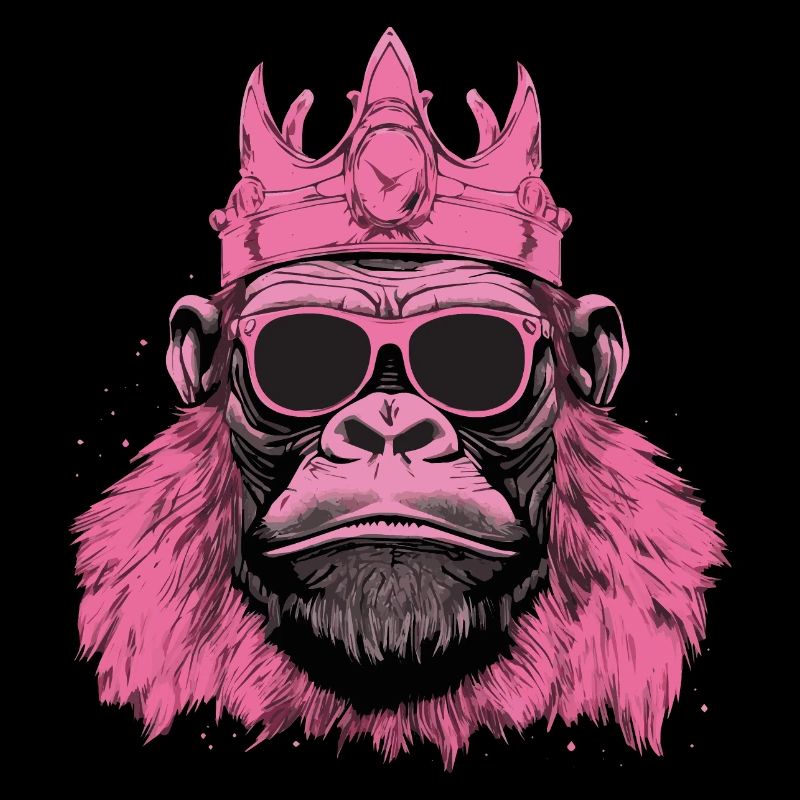 King Pinky Monkey - pinker Affe