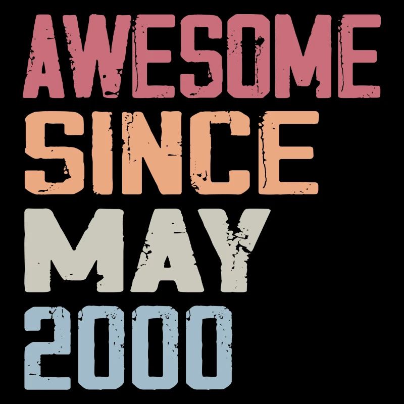 May 2000 Anniversary 2000 Retro 2000 May Vintage