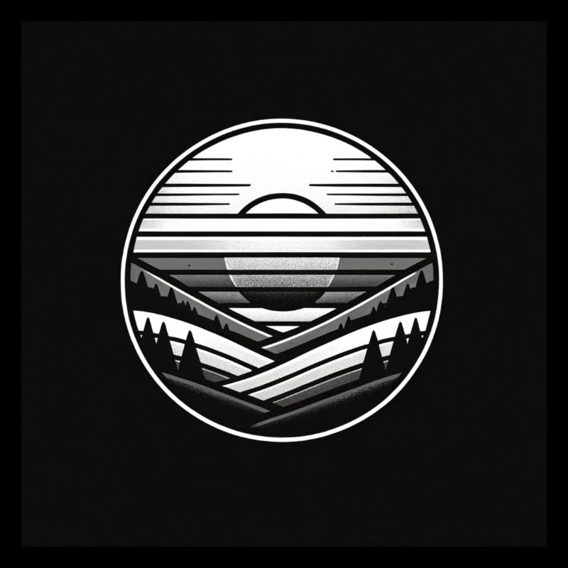 black and white