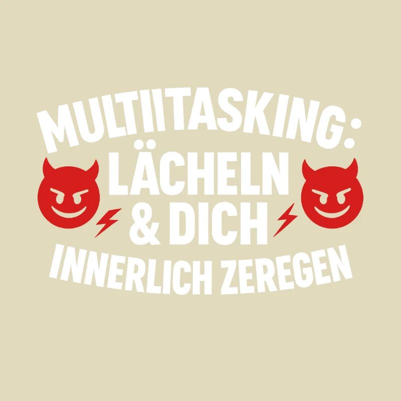 Multitasking Internally disassembling smiles