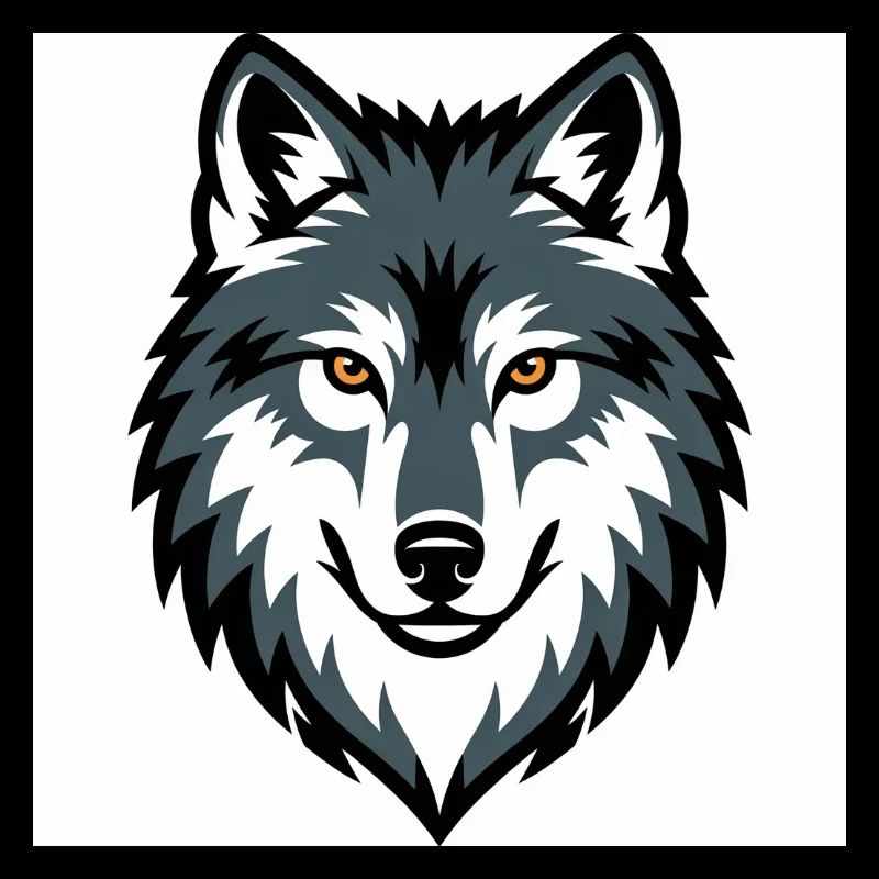 Wolf Graphic Emblem