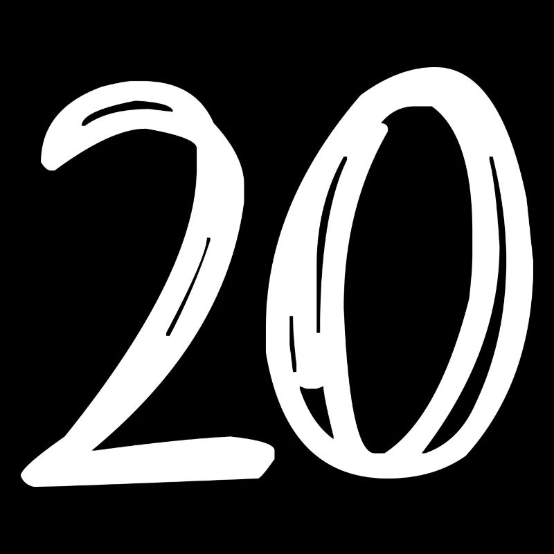 20 ANS. 20e ANNIVERSAIRE. ANNIVERSAIRE 20 ANS. 20