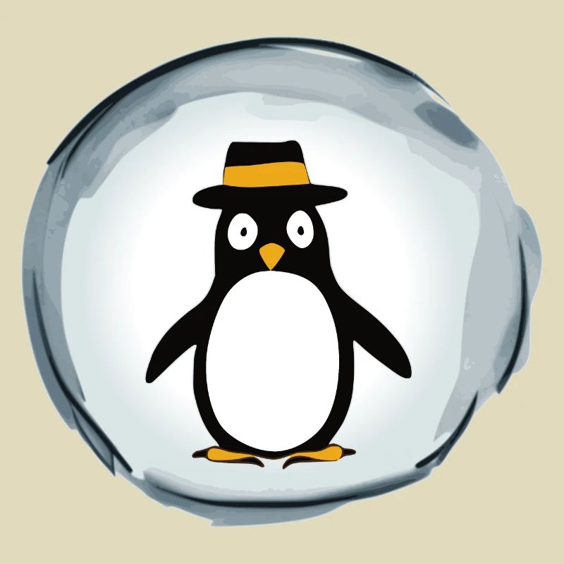 Pinguin mit Hut