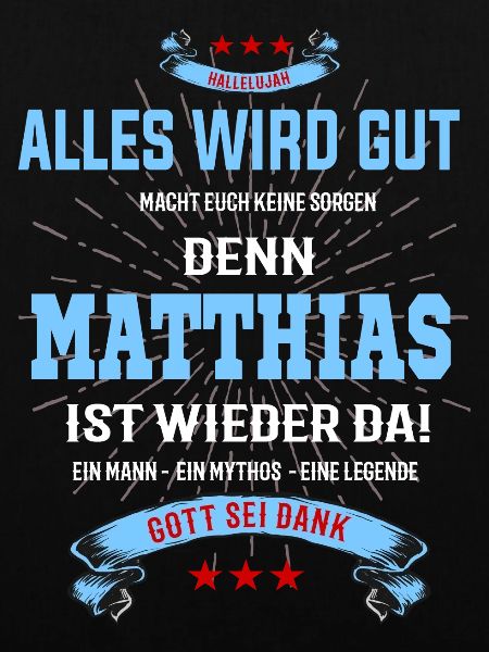 MatthiasT-Shirt - alles wird gut