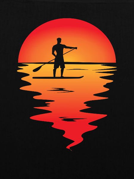 Stand up Paddle Sonnenuntergang Paddleboarding