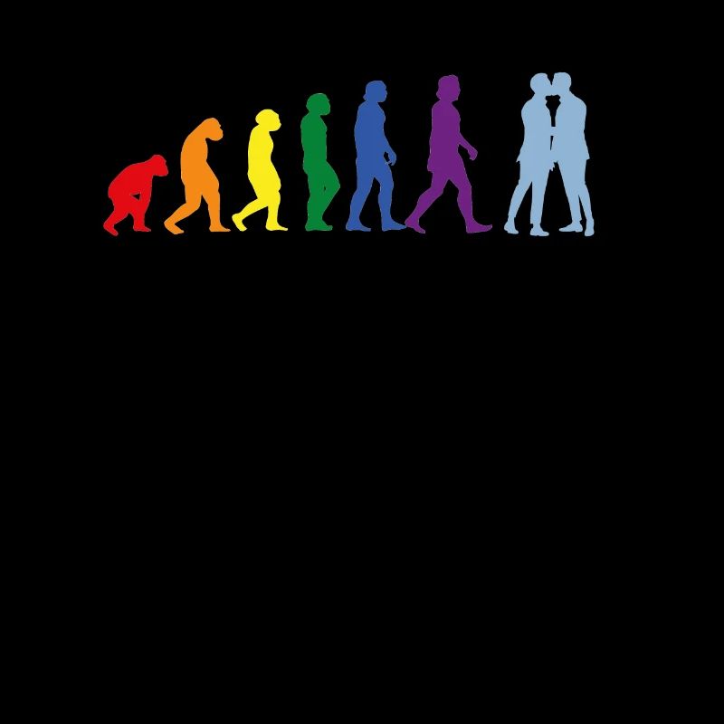 Lgbtq Rainbow Flag Gay Evolution Queer