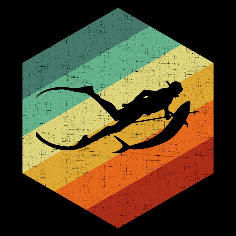 Speerfischen retro, Speerfischen
