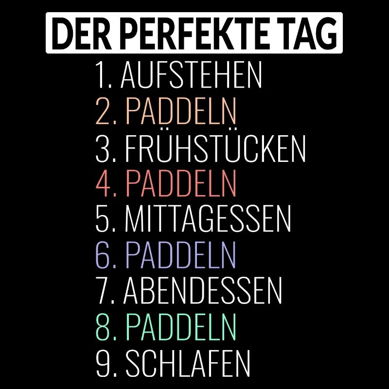 Der Perfekte Tag Paddeln