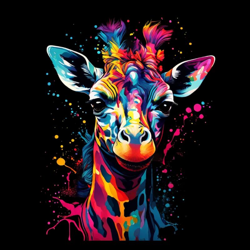Bunte Girffe