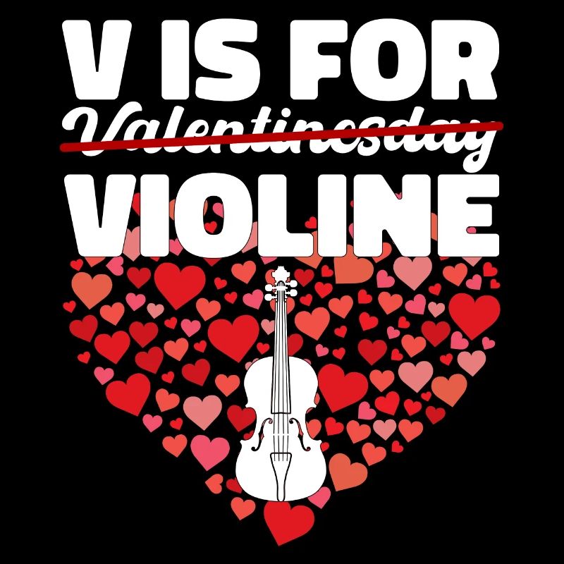 Saint-Valentin Love Violon Violon Cadeau