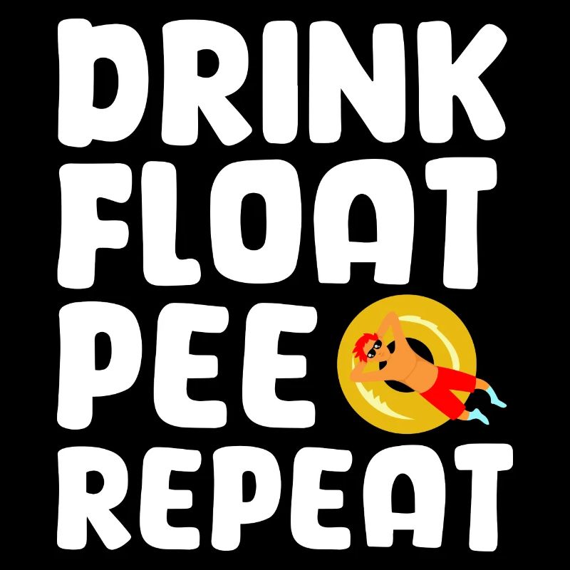 Boisson Float Pee Repeat River Floating Tube