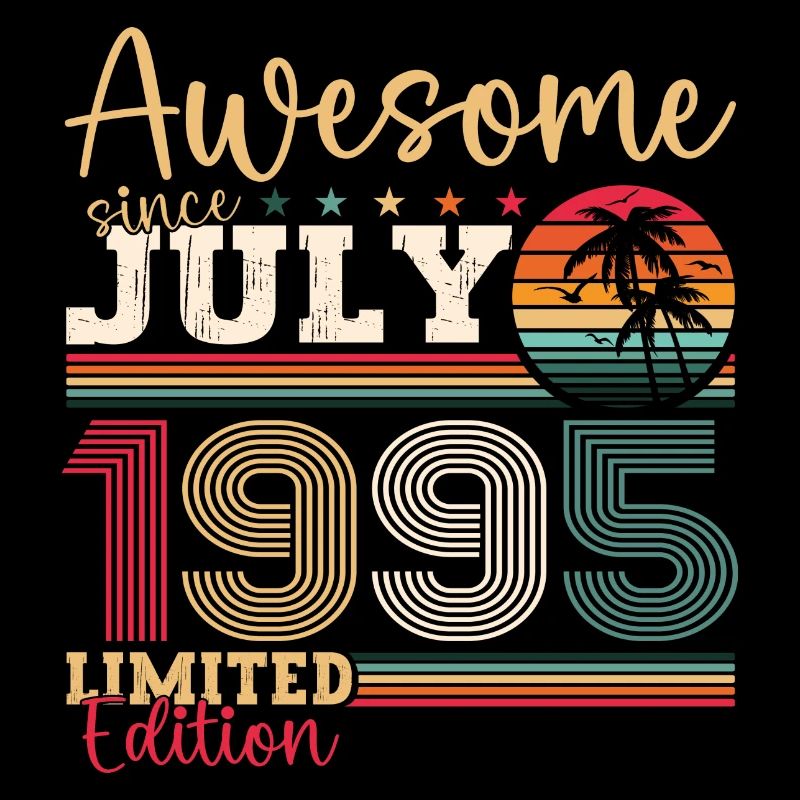 Awesome since Juli 1995 27. Geburtstag Herren Fun