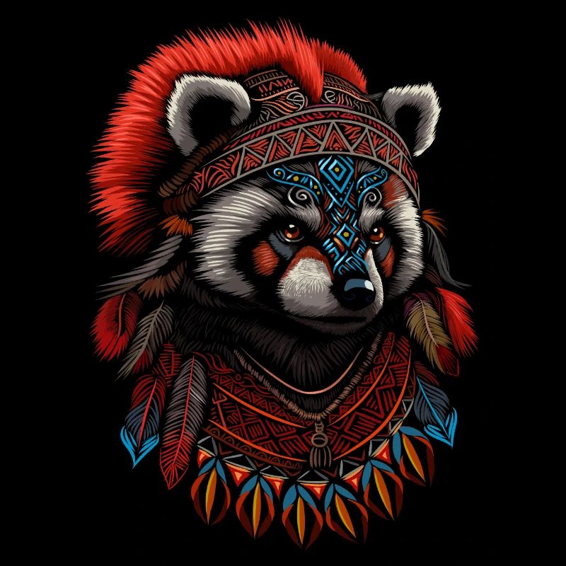 Indischer Roter Panda Häuptling