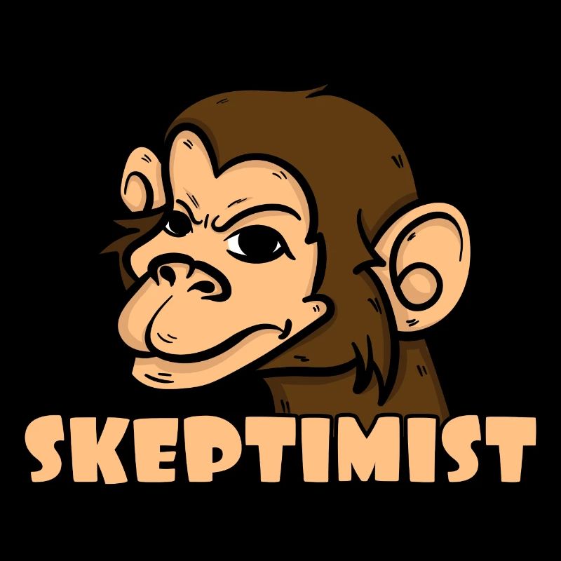 Skeptiker Affe - Skeptimist