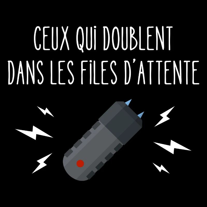 ceux qui doublent dans les files d'attente