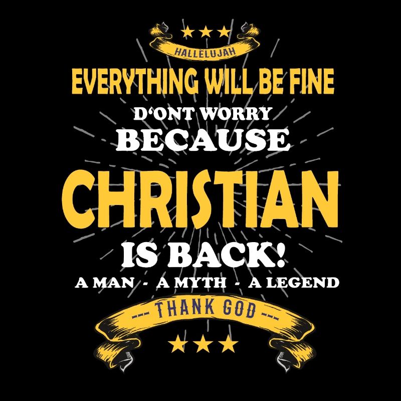 Everything will be fine Christian Is back