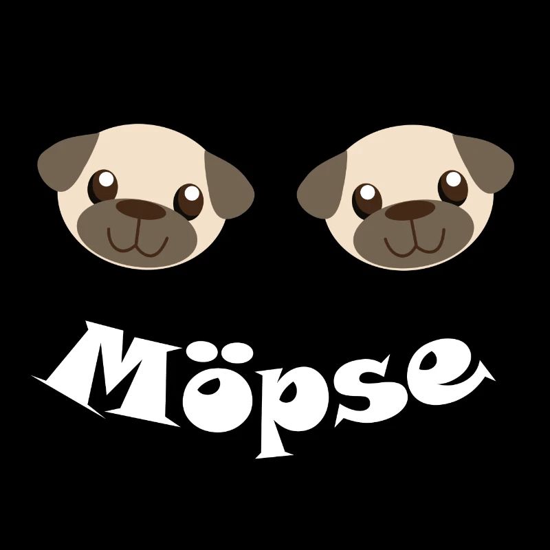 Lustiger Spruch Mops Hund
