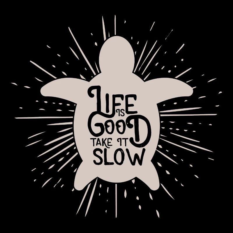 Life is Good Take it Slow Turtle Gift