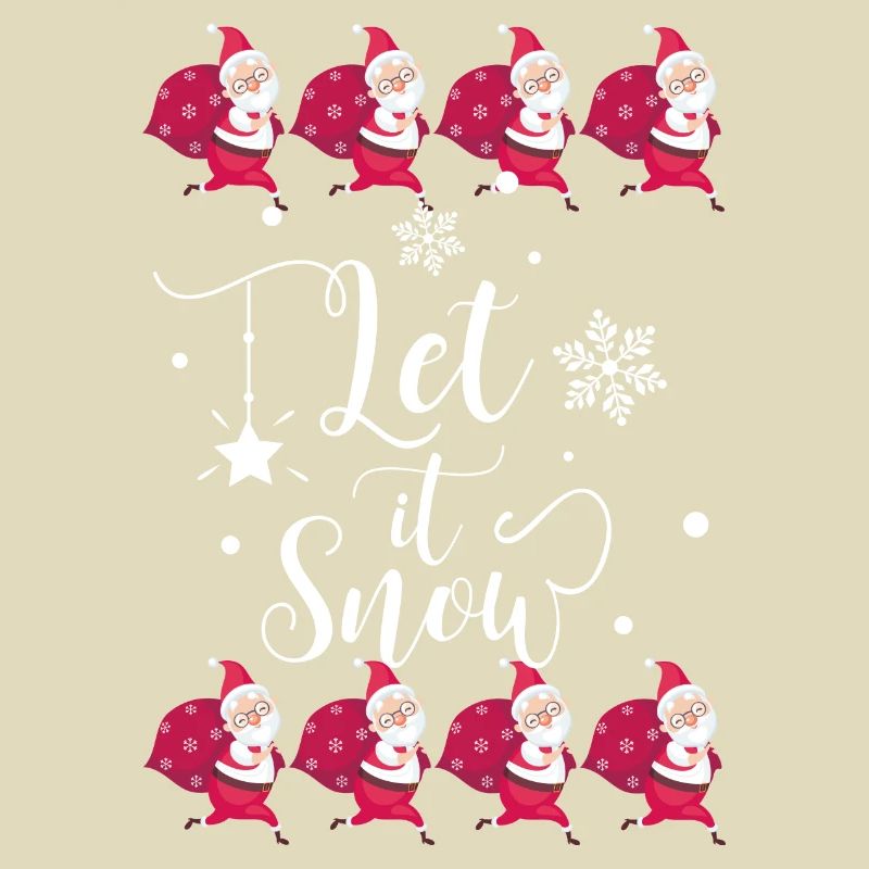 Weihnachten Ugly Geschenk Sweater Let it snow