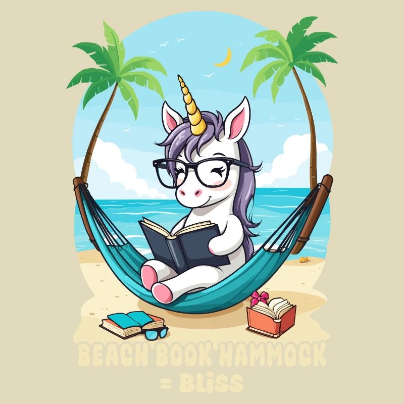 Einhorn mit Buch