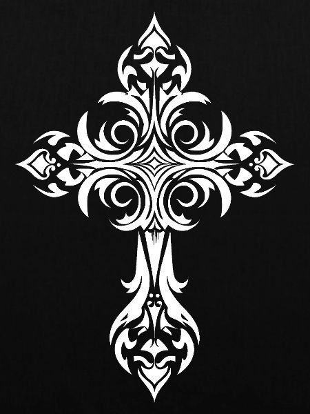 Verziertes filigranes Kreuz