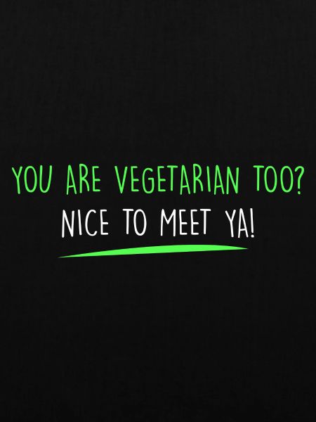 Sie sind auch Vegetarier?