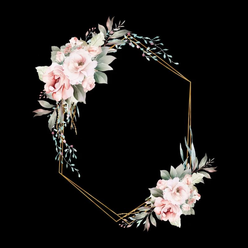 Floral pastel can be personalized
