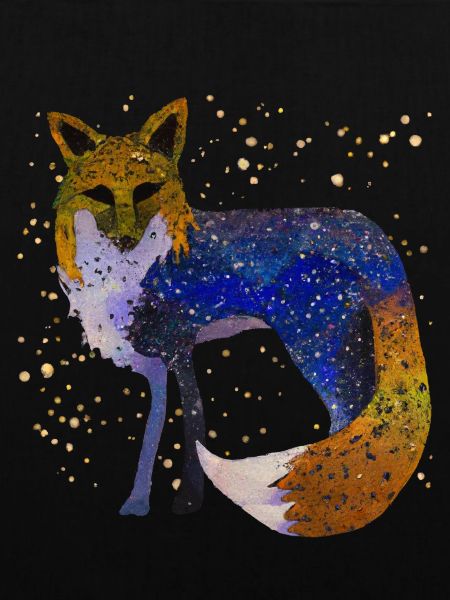 Fuchs bei Nacht