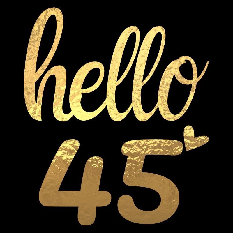 Hello 45 doré