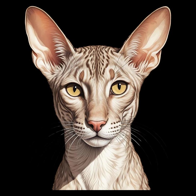 Coole orientalisch kurze Katze