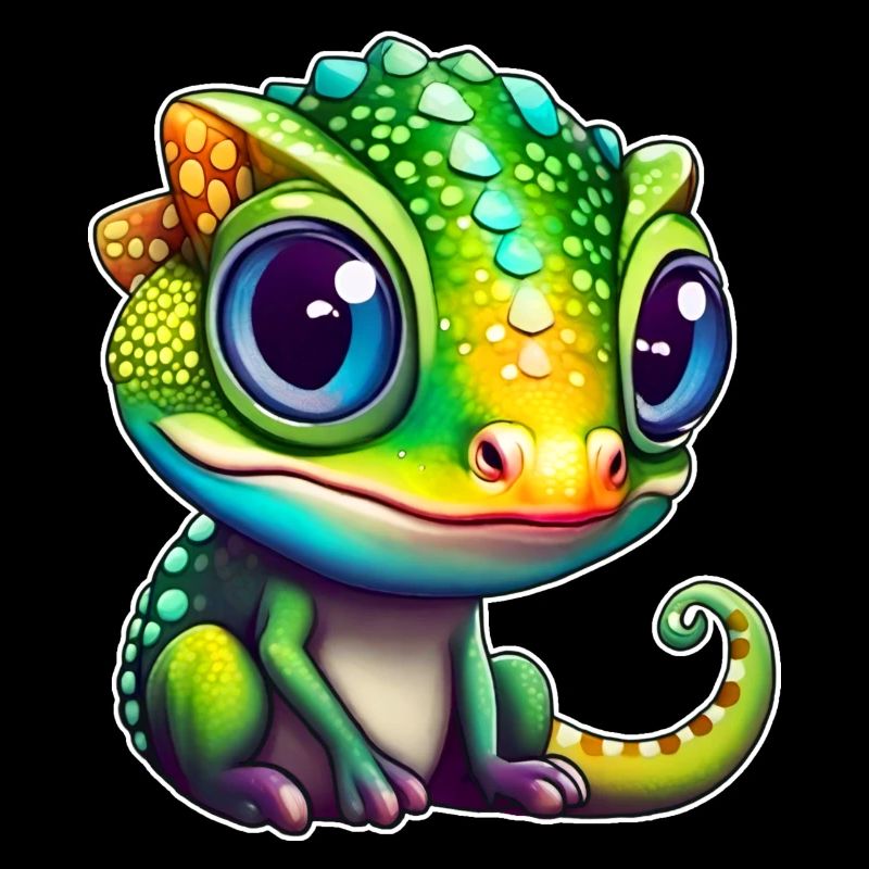 Mignon petit caméléon