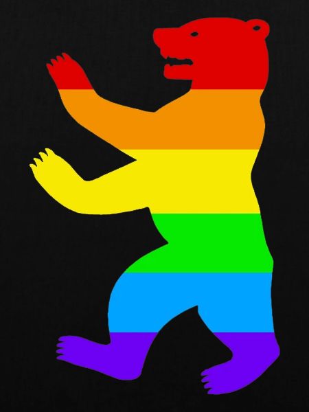 Berliner Bär / Pride Bear / Regenbogen