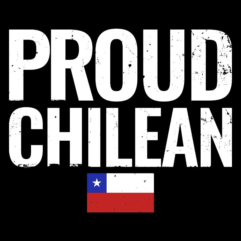 Fier drapeau chilien du Chili