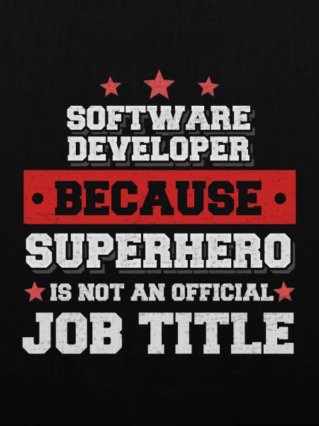 Software Developer Superhero Shirt