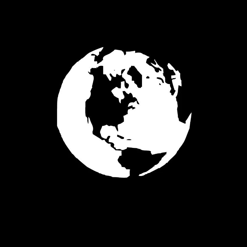 Globe terrestre globe planète bleue