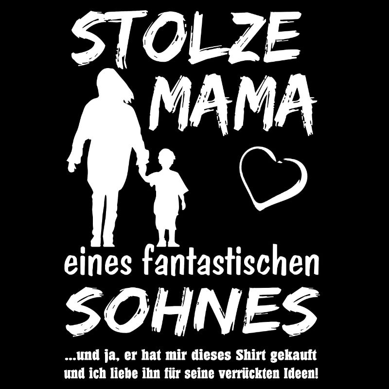 Stolze Mama Sohn
