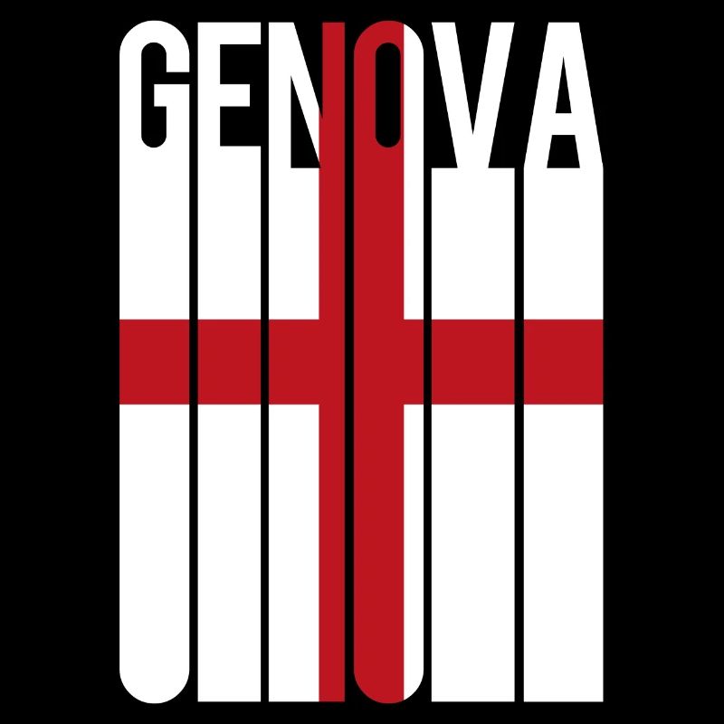 drapeau de Gênes Gênes Genes Génova