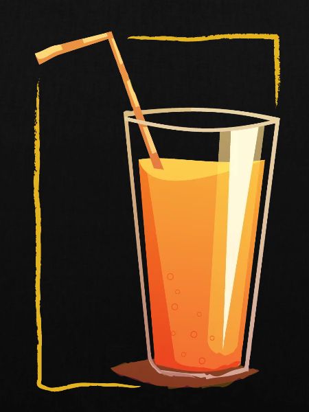 Drink in a frame