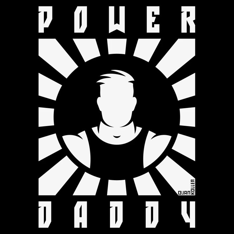 Power Daddy (Dad / Papa / Rays / White)