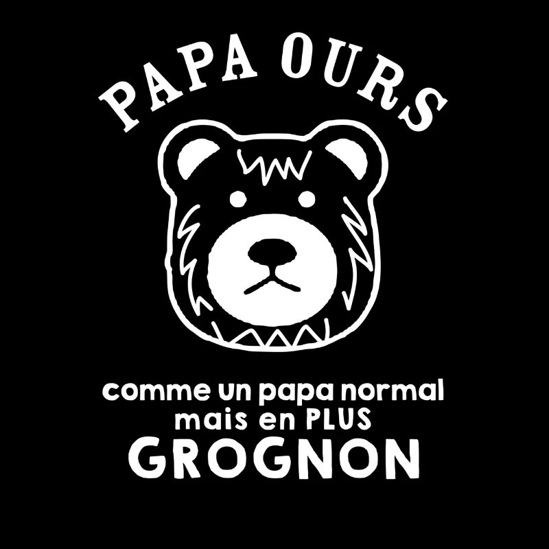 Papa ours grognon